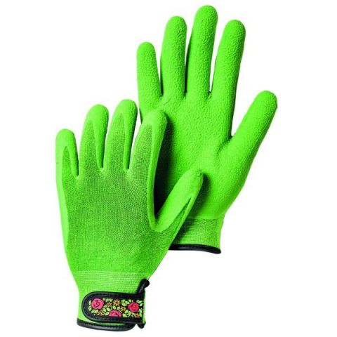 Hestra Green Garden Bamboo Foam Latex Dip Gloves