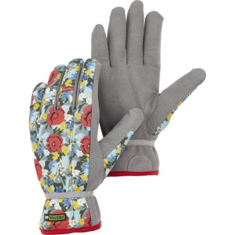 Hestra Floral / Grey Robin Glove