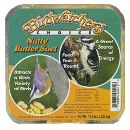 Pine Tree Farms Bird Watchers Best Nutty Butter Suet Cake